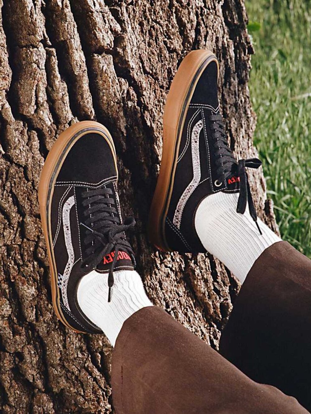 Vans x Hockey Andrew Allen Collab Black/Gum Snakeskin 7 Men’s